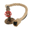 Industrial Rope Wall Pipe Lamp Retro Light Steampunk Vintage Wall Sconce Light