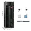 Gun Safe Rifle Safe with Fingerprint/Smart Password Lock for 6/5 Rifles