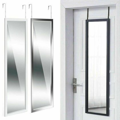 Over Door Mirror Large Long Full Length Wall Hanging Mirror Bathroom Dressing UK