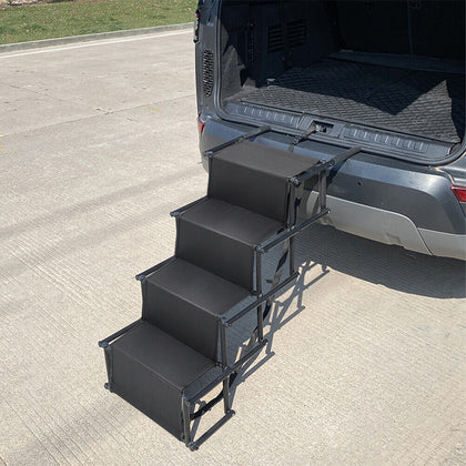 Large Extra Wide Pet Ramp for Dog Foldable Car Boot Travel Sofa Bed Stairs Steps