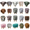 Animal Footstools Upholstered Ottoman Cushion Padded Seat Rest Stool Pouffe Gift
