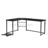 Corner Computer Desk L-shaped PC Table Gaming Office Study Furniture Workstation