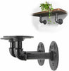 2/4Pcs Pipe Shelf Brackets Industrial Iron Rustic Wall Floating Shelves Supports