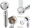 Shower Head Water Saving Flow 360° Rotating with Small Fan High Pressure Spray