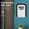 4 Digit Outdoor Key Safe Box High Security Wall Mounted Code Lock-Storage Case