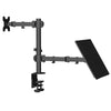 Monitor Mount and Laptop Stand Adjustable Arms 13-27" Screens VESA