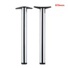 2/4 Piece Chrome Adjustable Breakfast Bar desk leg Universal 710/870/1100 mm