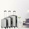 3pcs Travel Suitcase Rolling Luggage Trolley Case 3 in 1 20 24 28 in Lightweight