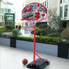 Portable Basketball Backboard Hoop Net Set Outdoor Basketball Stand with Ball UK
