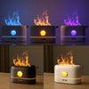 3D Flame Light USB Air Humidifier Essential Oil Diffuser Mist Bedroom Home Decor