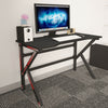 Modern Gaming Desk Computer Table PC Laptop Racing Game Workstation UK