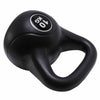 Vinyl Kettlebell Weight Fitness Home Gym Workouts Kettlebells 2KG-16KG Black