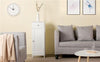 Bathroom Floor Cabinet Kitchen Cupboard Slim Bedroom Sideboard 1 Drawer, White
