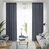 2 Panels Luxury Thermal Blackout Curtains Eyelet Ring Top Heavy Thick Grommet