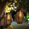 Solar Powered LED Light Lantern Hanging Outdoor Garden Lamp Garden Decor IP44