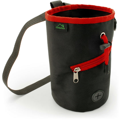 Black Dog Training Pouch Waist Belt Snack Treat Storage Bag Poo Bags Dispenser