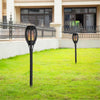 2/4X Solar Power Torch Light Waterproof Flame Flickering Dancing Garden Lamp
