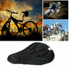 Sports Comfortable Silicone Saddle Soft Seat Cover Gel Cushion Bike Cycling UK