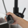Kitchen Sink Mixer Taps Pull out Spray Swivel Spout Single Lever Tap Mono Faucet