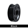 3D Printer Filament 1.75mm 1KG / 2.2LB with Spool Black PLA+ Material Printing