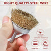 6pcs Brass Wire Wheel / Cup Brush Set Use With Rotary Drill And Drills