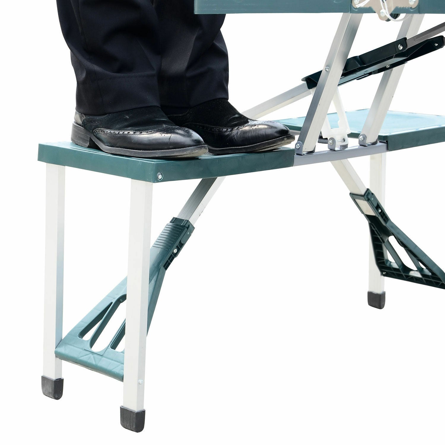 Outsunny Folding Portable Camping Picnic Table Stools Set Outdoor Gard