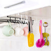 2 x Metal Kitchen Under Shelf Cabinet Cupboard Mug Cup Utensils Holder Hook Rack