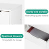 Chest of 3 Drawers Bedside Table Cabinet Nightstand Storage Side Cupboard White