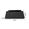 1 Tier Black Glass Floating Wall Mount Shelf DVD Player Sky Box Game Console