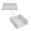 Detachable Wardrobe Drawer Cabinet Organizer Stackable Clothes Storage Box White