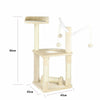 Pet Cat Kitten Tree Climbing Tower Activity Centre Scratcher Scratching Post Bed