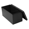 Large Leather Folding Storage Ottoman Pouffe Double Seat Foot Stool Storage Box