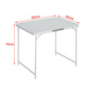 Portable Folding Camping Table Aluminium Carry BBQ Desk Kitchen Outdoor Picnic