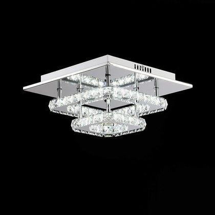 Lampshade Ceiling Chandelier Modern Ceiling Light in Crystal Chandelier