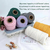 3mm*100m Macrame Rope Cotton Twisted Cord Hand Craft String DIY Home Decor Gift