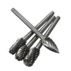 Carbide Burr Die Grinding Shank Tungsten Rotary Drill Set Metal CarvingBit Tool.