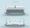 Folding Bathtub Adult Kid Portable Spa Sauna Bath Bucket Soaking Water Tub
