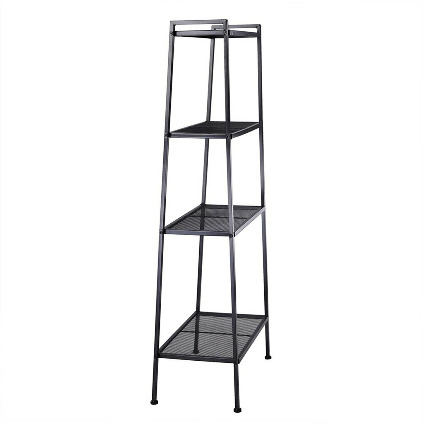 Widen 4-Tier Ladder Shelf Bookcase Bookshelf Plant Flower Stand Storage Metal