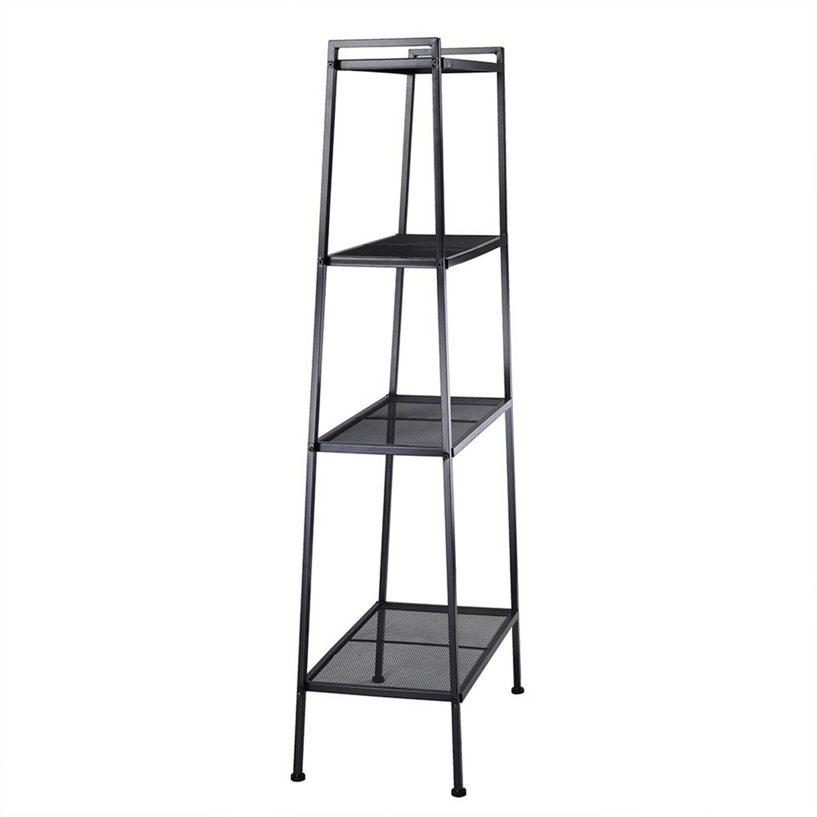 Widen 4-Tier Ladder Shelf Bookcase Bookshelf Plant Flower Stand Storage Metal