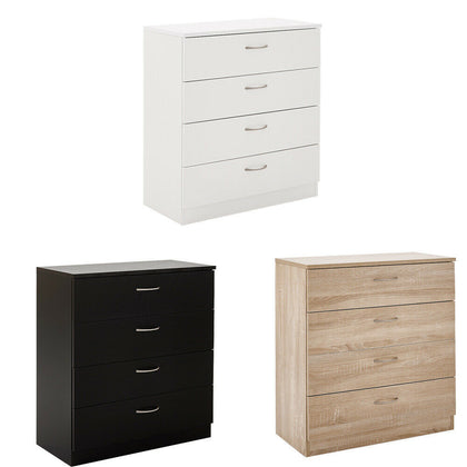 Chest of Drawers Bedroom Furniture Clothes Organiser Storage White, Black, Oak