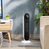 Electric Tower Fan Heater 2KW PTC Ceramic Space Heater with Remote Control Timer