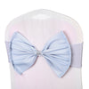 Ready Made Elasticity Stretch Chair Cover Bow Band Buckle Slider Sashes Decor
