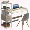 Wood Computer Desk Laptop PC Table Home Office Study Simple Workstation Shelves