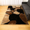 Modern Quality 3D Abstract Stepping Stones Pebble Tufted Pile Soft Thick Mat Rug