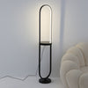 2-In-1 Floor Lamp Coffee Table Dimmable LED Reading Lamp with Remote Control