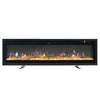 Electric 50" Insert/Wall Mounted LED Fireplace Wall Inset Into Fire Freestanding