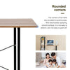 Computer Desk PC Table Study Unit Home Office Workstation Corner with Shelves UK