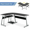 L-Shaped Computer Desk Large Corner Laptop PC Table for Study Gaming Home Office