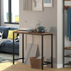 Console Table Hallway Table Adjustable Support Bar Entryway Sofa Table
