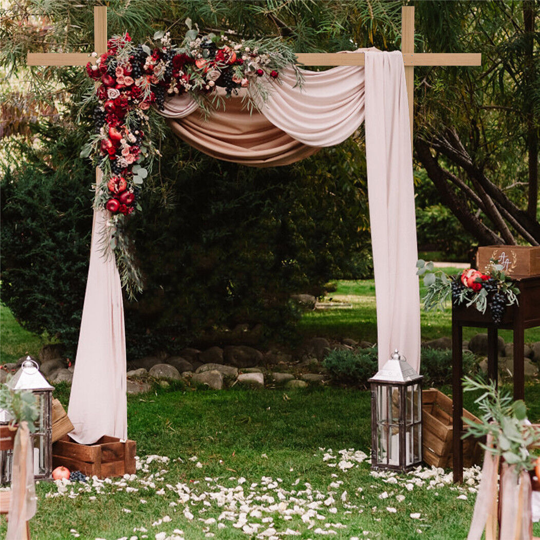 Rustic Square Wedding Arch Wooden Backdrop Stand Ceremony Arch Bridal ...